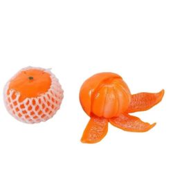 Anxiety Relief Squeeze Toys, 6 Piece Stress Relief Toys Simulate Novelty TPR Rubber Decompression Peeled Orange Fruit Squeeze Toys Learning Stress Toys Simulate Birthday Gifts Stress Relief Toys